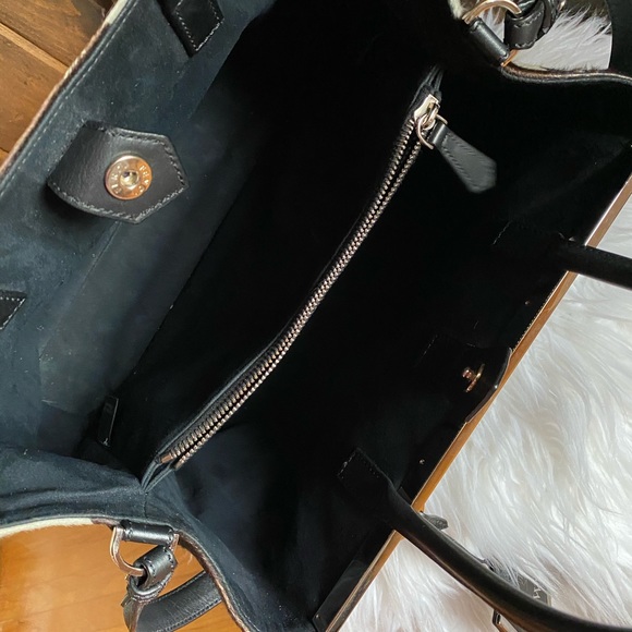 Fendi crossbody Fur 2Jour 2Way Handbag purse cow - Picture 7 of 15